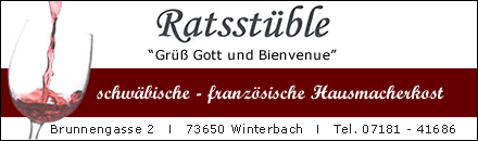Restaurant Gastst&auml;tte Ratsst&uuml;ble Winterbach