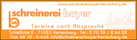 Schreinerei Bayer - Herrenberg