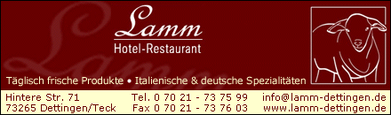 Lamm Hotel - Restaurant Dettingen