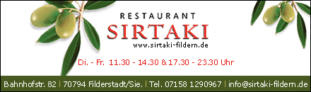 Restaurant Sirtaki Filderstadt