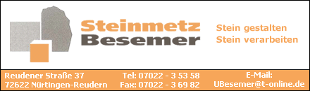 Steinmetz Besemer N&uuml;rtingen