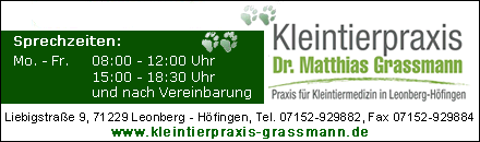 Kleintierpraxis Grassmann Leonberg