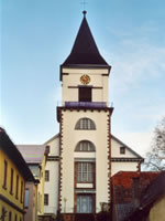 Das Foto basiert auf dem Bild &quot;W&ouml;ssingens Kirche im Weinbrenner-Stil&quot; aus der freien Enzyklop&auml;die Wikipedia und steht unter der GNU-Lizenz f&uuml;r freie Dokumentation. Der Urheber des Bildes ist Siddhartha Finner.