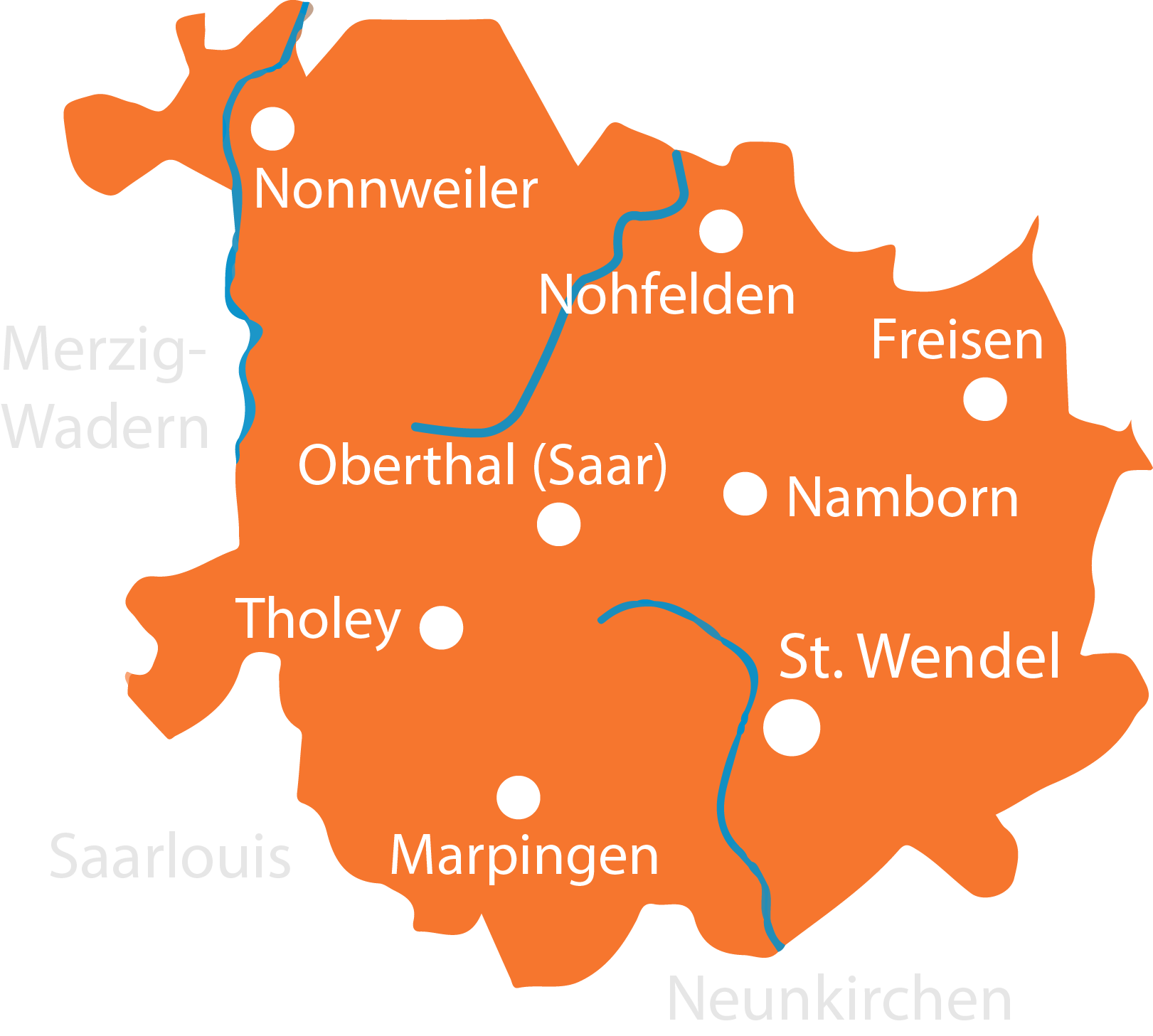 Kreis Sankt Wendel - Kreisgebiet Sankt Wendel - Städte, Branchen -  kreisgebiet.de