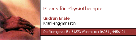 Physiotherapie Gudrun Gr&auml;fe Wehrheim