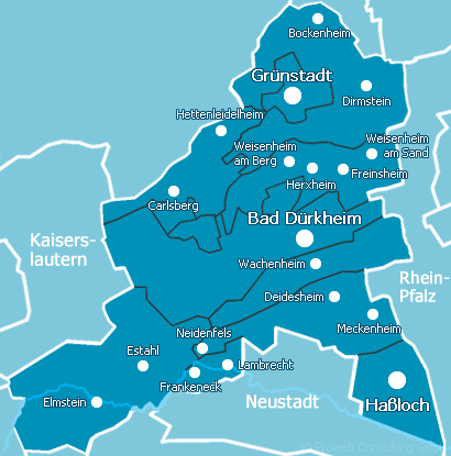 Kreis Bad Dürkheim - Kreisgebiet Bad Dürkheim