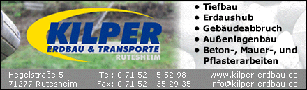 Kilper Erdbau und Transporte Rutesheim