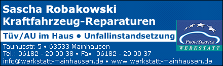 KFZ Werkstatt Robakowski Mainhausen 