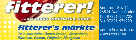 Fitterers M&auml;rkte Baden-Baden